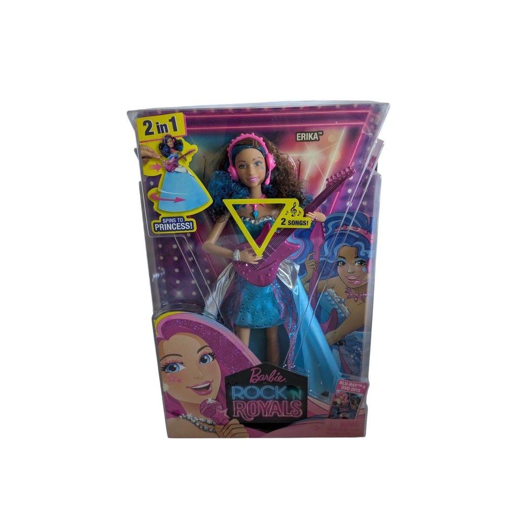 Barbie Rock N Royals Erika Doll 2-in-1 Transforming Musical CKR58 New - Picture 1 of 2